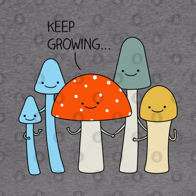 Growing mushrooms by milkyprint